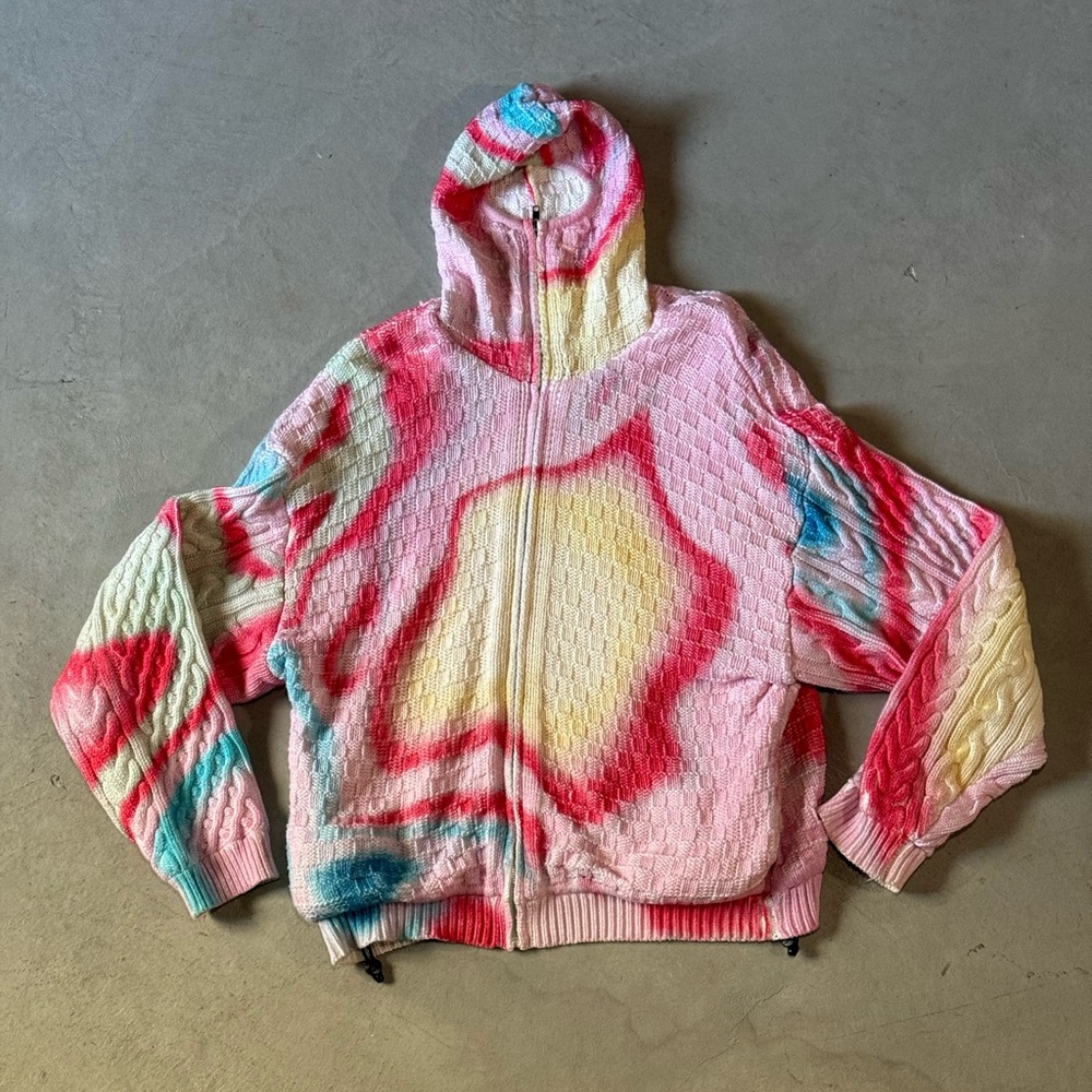 BAD SON PINK SPCTRM KNIT JACKET
